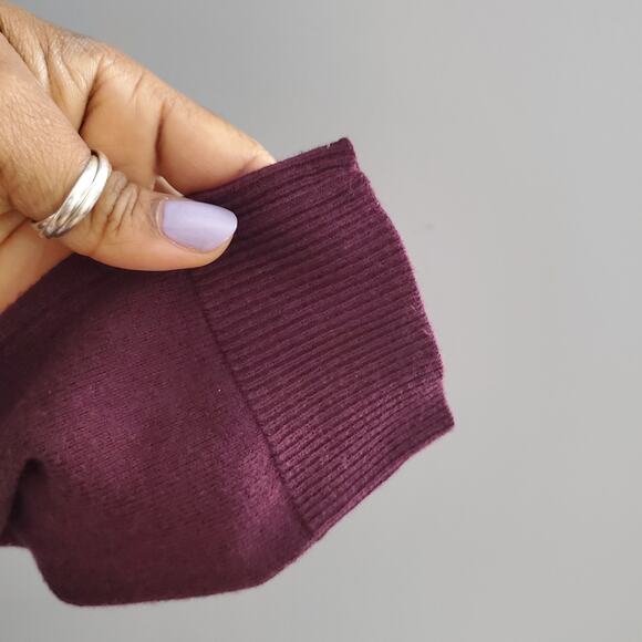 New York & Company Purple Cardigan L - Picture 3 of 6